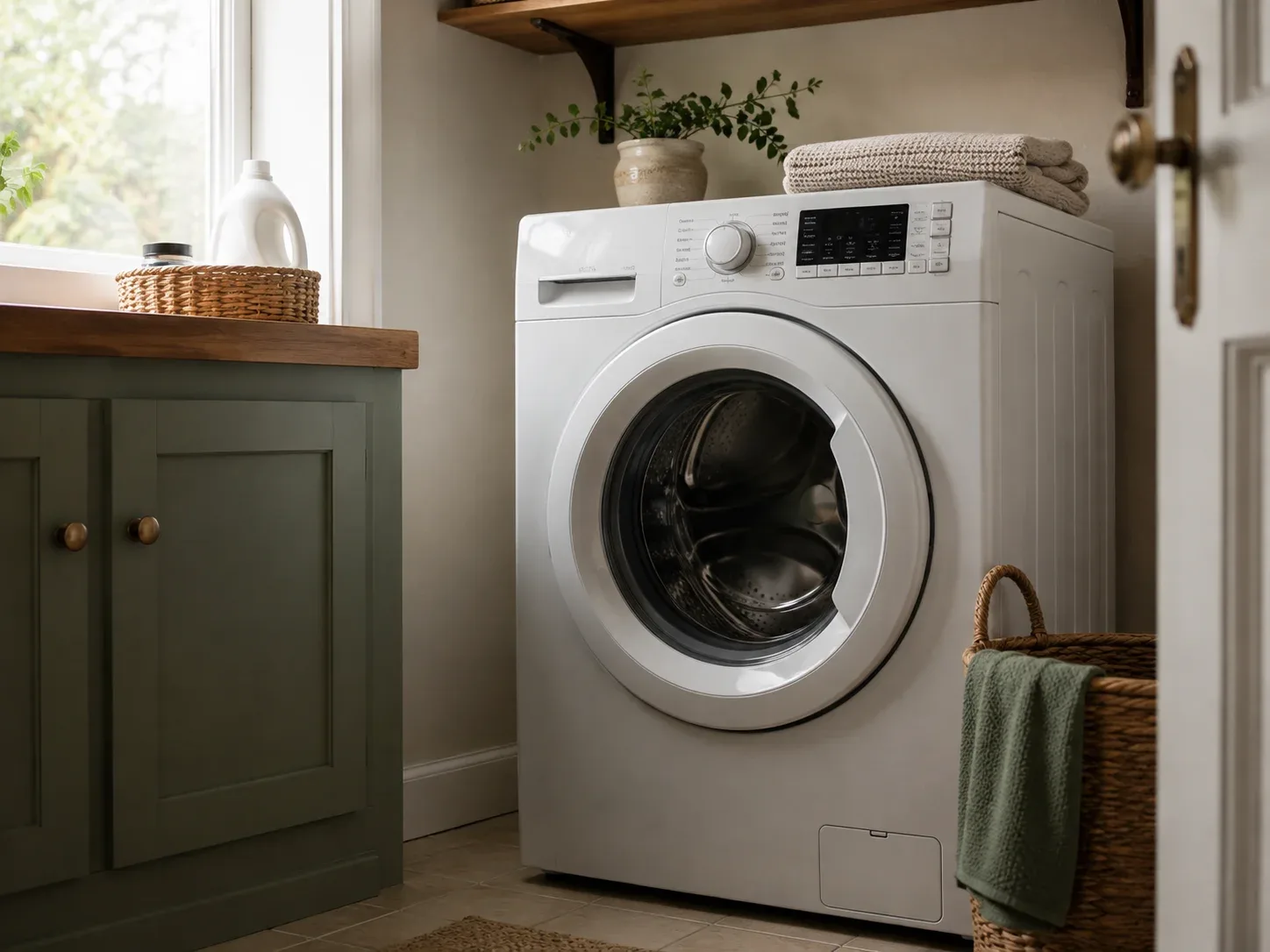 Modern front load washing machine